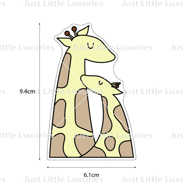 Giraffe Hug Cookie Cutter