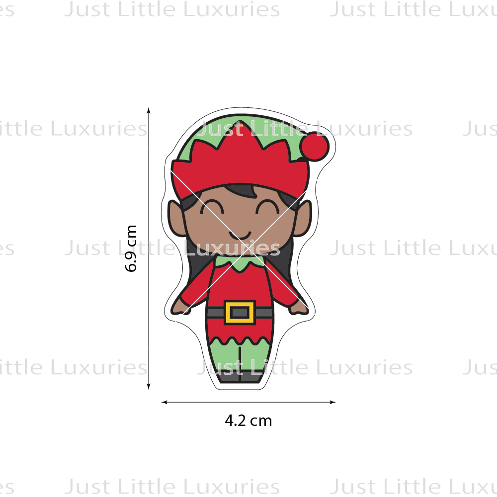 Girl Elf Cookie Cutter