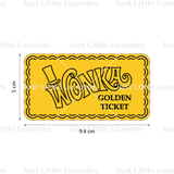 Golden Ticket Cookie Cutter and Embosser (DIGITAL DOWNLOAD)