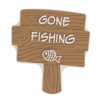 Gone Fishing Layered Cookie Cutter