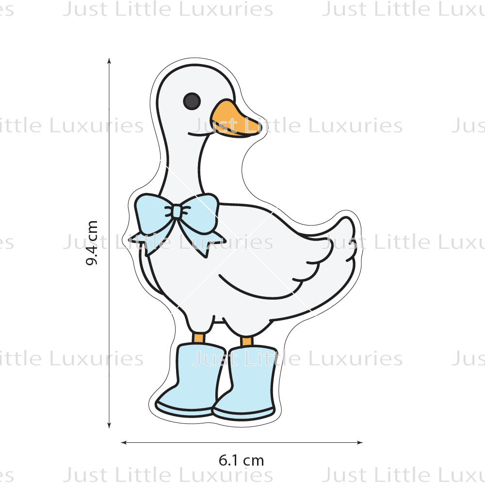 Goose with Bow Tie Cookie Cutter | Silly Goose