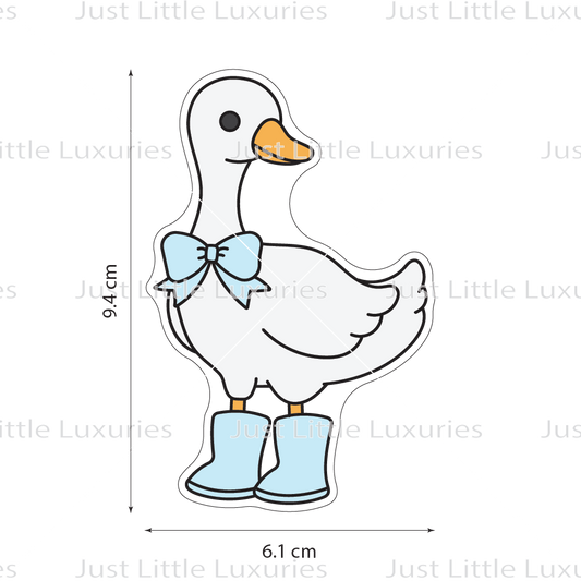 Goose with Bow Tie Cookie Cutter | Silly Goose
