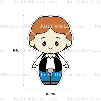 Han Solo Cookie Cutter (STL - Digital Download)