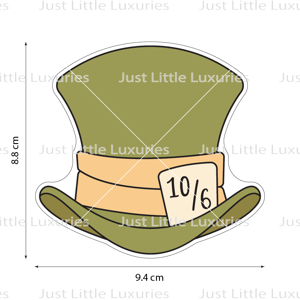 Mad Hatter's Hat Cookie Cutter | Alice's Tea Party