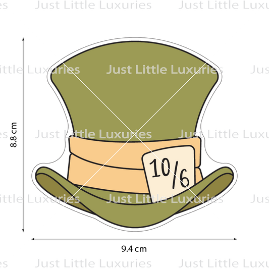 Mad Hatter's Hat Cookie Cutter | Alice's Tea Party