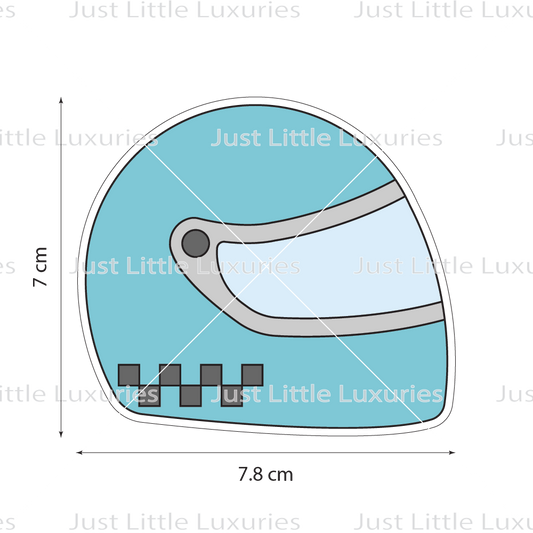 Helmet Cookie Cutter | Vintage Race Day