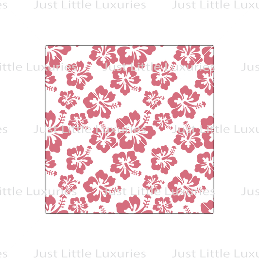 Hibiscus Pattern Debosser