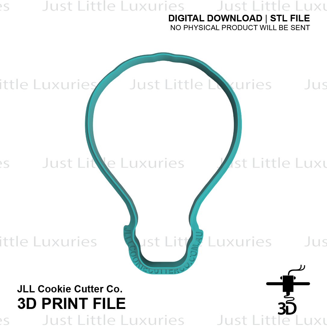 Hot Air Balloon Cookie Cutter (STL - Digital Download)