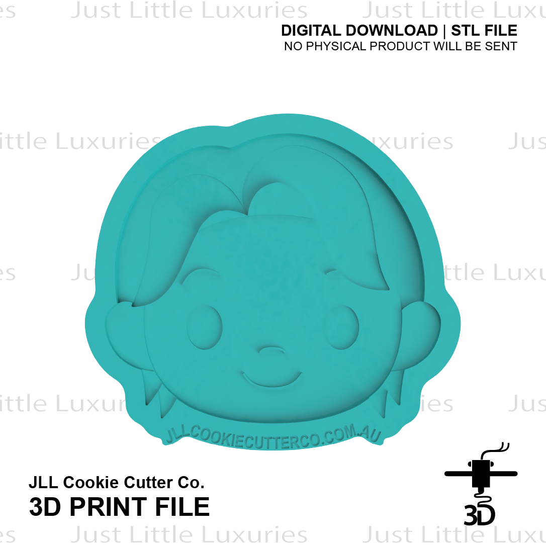 Jinu Face Cookie Cutter (STL - Digital Download)