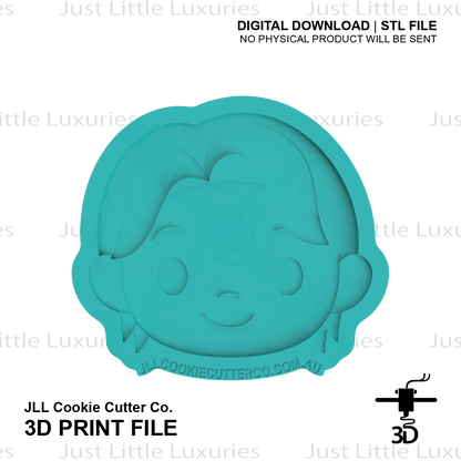 Jinu Face Cookie Cutter (STL - Digital Download)