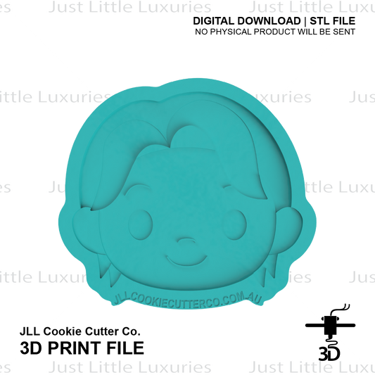 Jinu Face Cookie Cutter (STL - Digital Download)