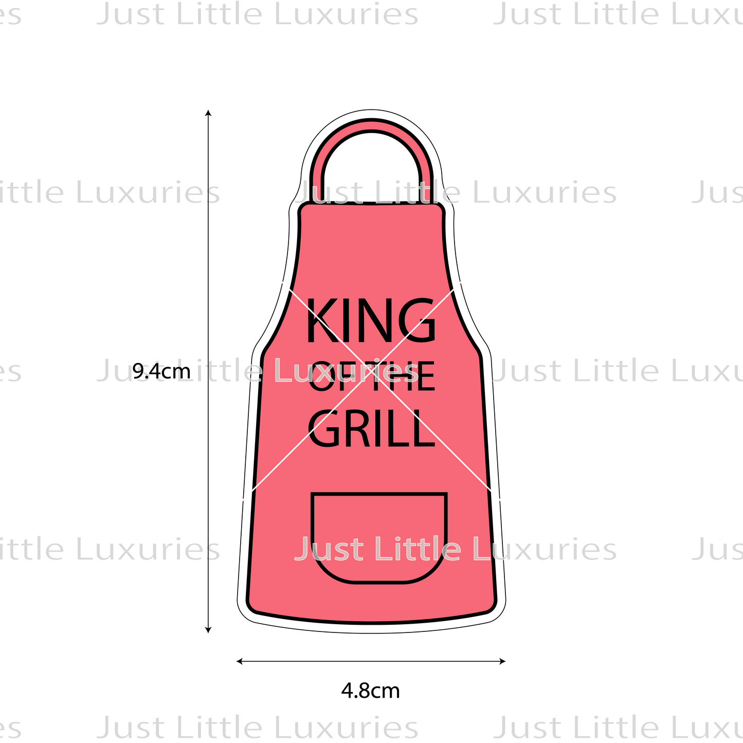 "King of the Grill" Cookie Cutter