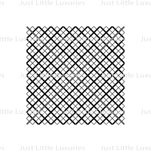 Lattice Crosshatch (Dense) Pattern Debosser