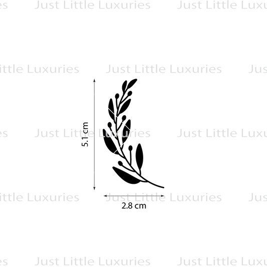 Leaves (Embelishment) Cookie Stamp