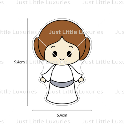 Princess Leia Cookie Cutter (STL - Digital Download)