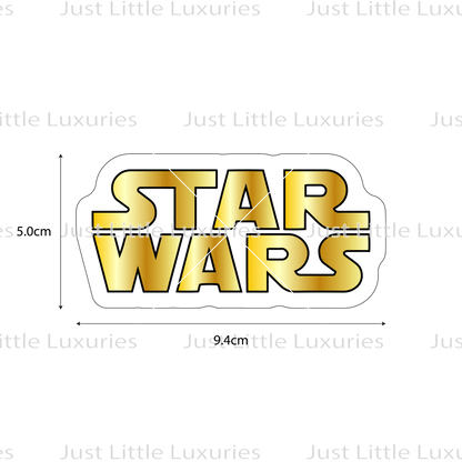 S. Wars Logo Cookie Cutter (STL - Digital Download)