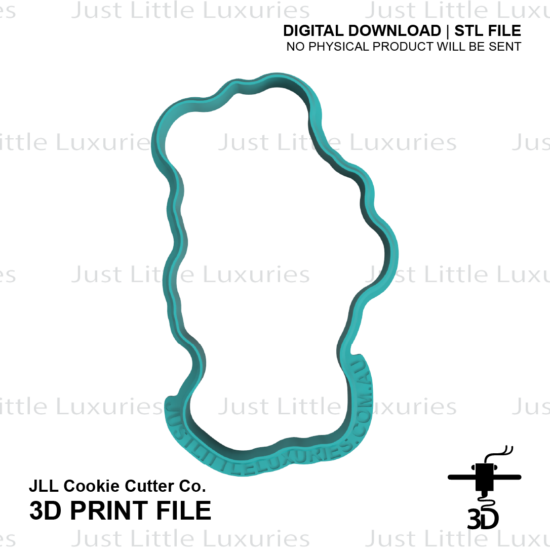 Love-A-Lot Bear Cookie Cutter (STL - Digital Download)