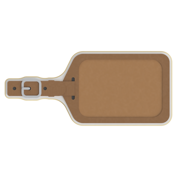 Luggage Tag Layered Cookie Cutter