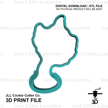Lumiere Cookie Cutter (STL - Digital Download)