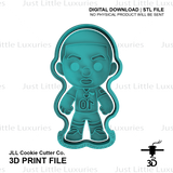 Kylian Mbappe Cookie Cutter and Embosser (DIGITAL DOWNLOAD)