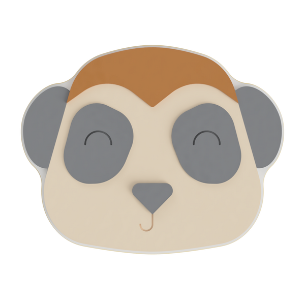 Meerkat Face Layered Cookie Cutter