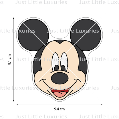 Mouse Face Cookie Cutter (STL - Digital Download)