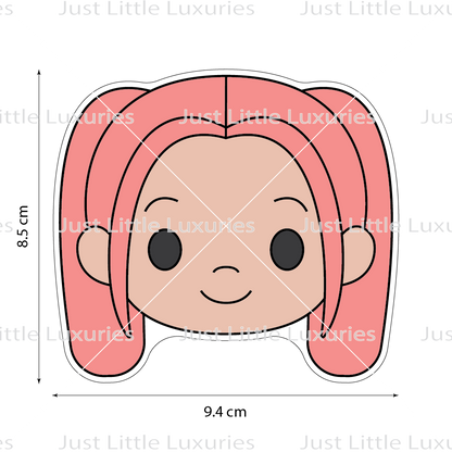 Mira Face Cookie Cutter (STL - Digital Download)