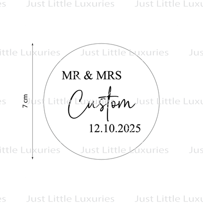 Mr & Mrs | Mrs & Mrs | Mr & Mr (Stewart) Wedding Cookie Stamp