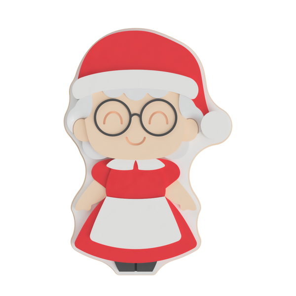 Mrs Claus Layered Cookie Cutter