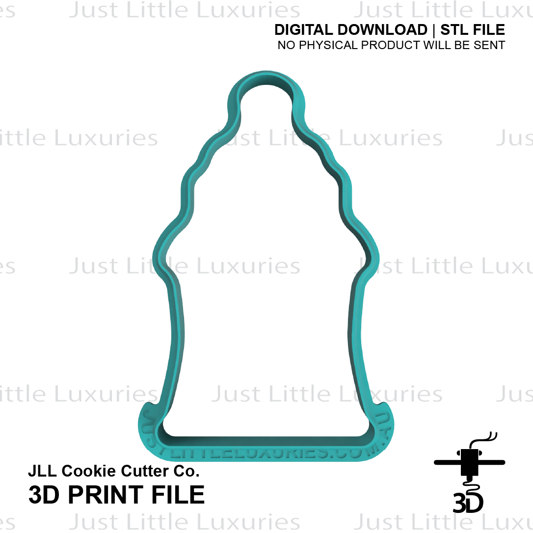 Mrs Potts Baby Bottle Cookie Cutter (STL - Digital Download)