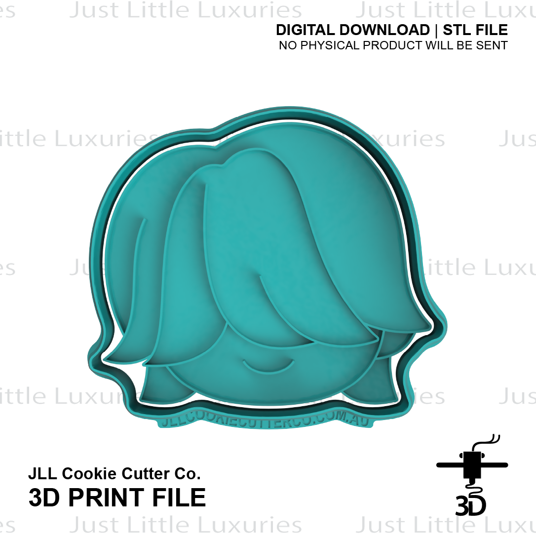Mystery Face Cookie Cutter (STL - Digital Download)