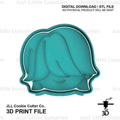 Mystery Face Cookie Cutter (STL - Digital Download)