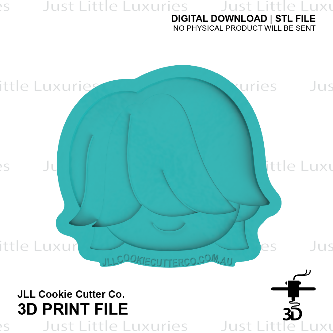 Mystery Face Cookie Cutter (STL - Digital Download)