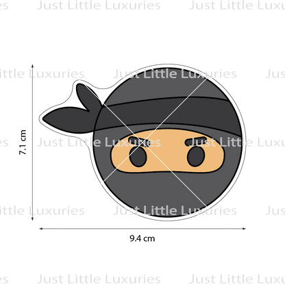 Ninja Face Cookie Cutter