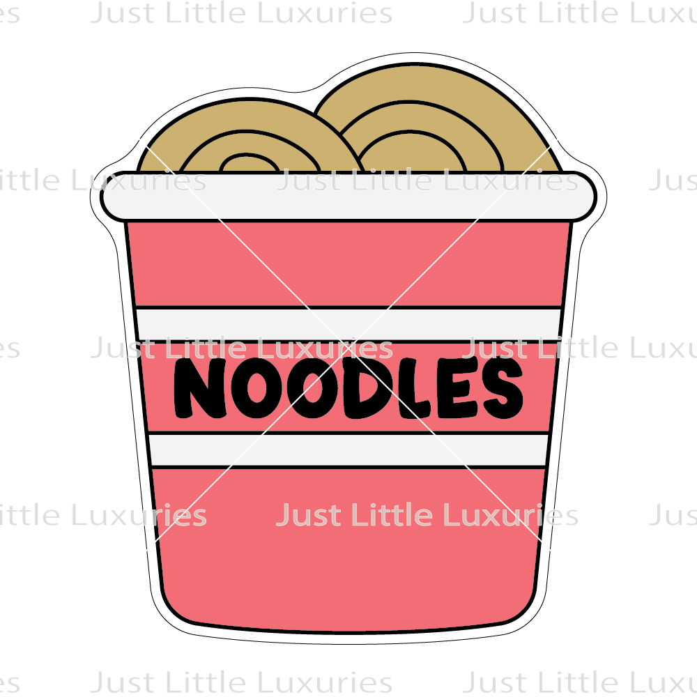 Noodles Cookie Cutter (STL - Digital Download)