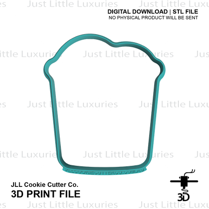 Noodles Cookie Cutter (STL - Digital Download)