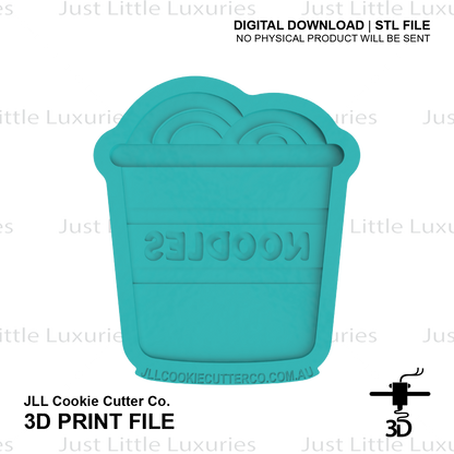 Noodles Cookie Cutter (STL - Digital Download)