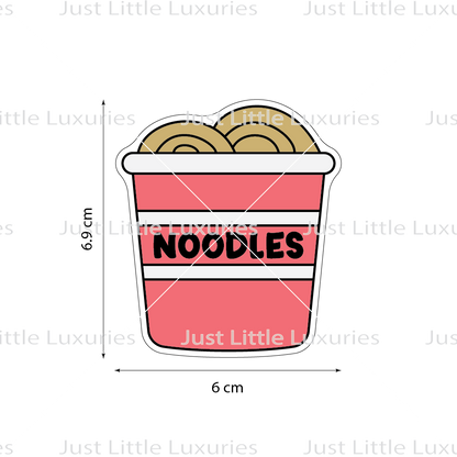 Noodles Cookie Cutter (STL - Digital Download)