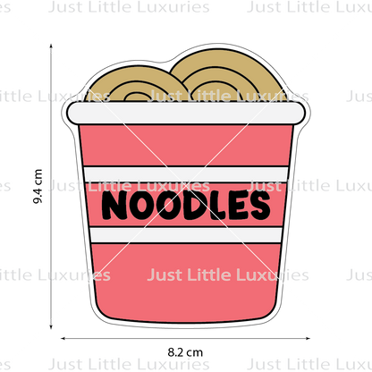 Noodles Cookie Cutter (STL - Digital Download)
