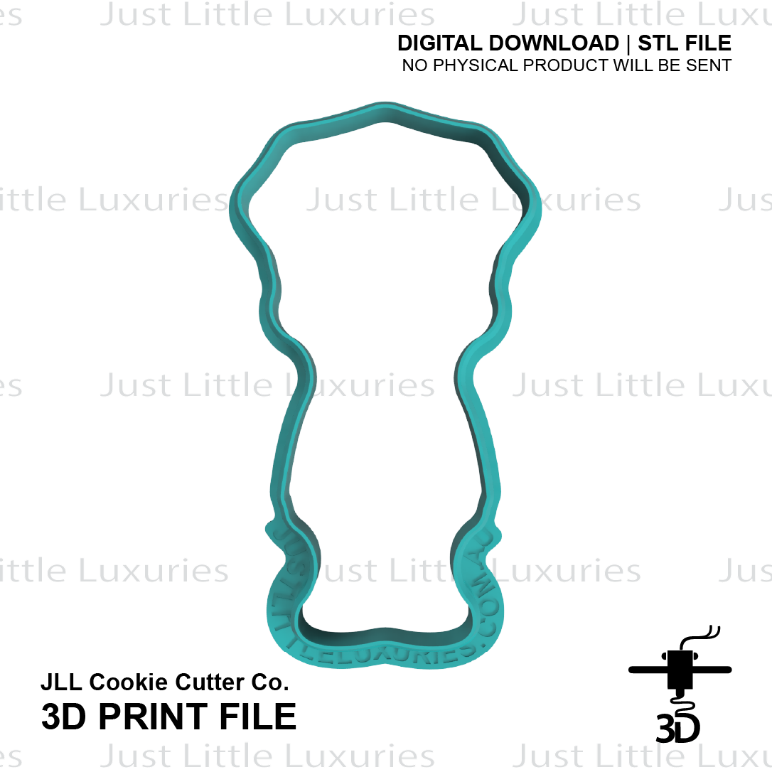 Police Officer (3) Cookie Cutter (STL - Digital Download)