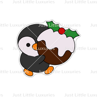 Christmas Plushies - Penguin with Pudding Cookie Cutter