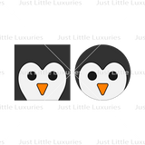 Penguin Cookie Square Cutter and Embosser - 3 Sizes (DIGITAL DOWNLOAD)