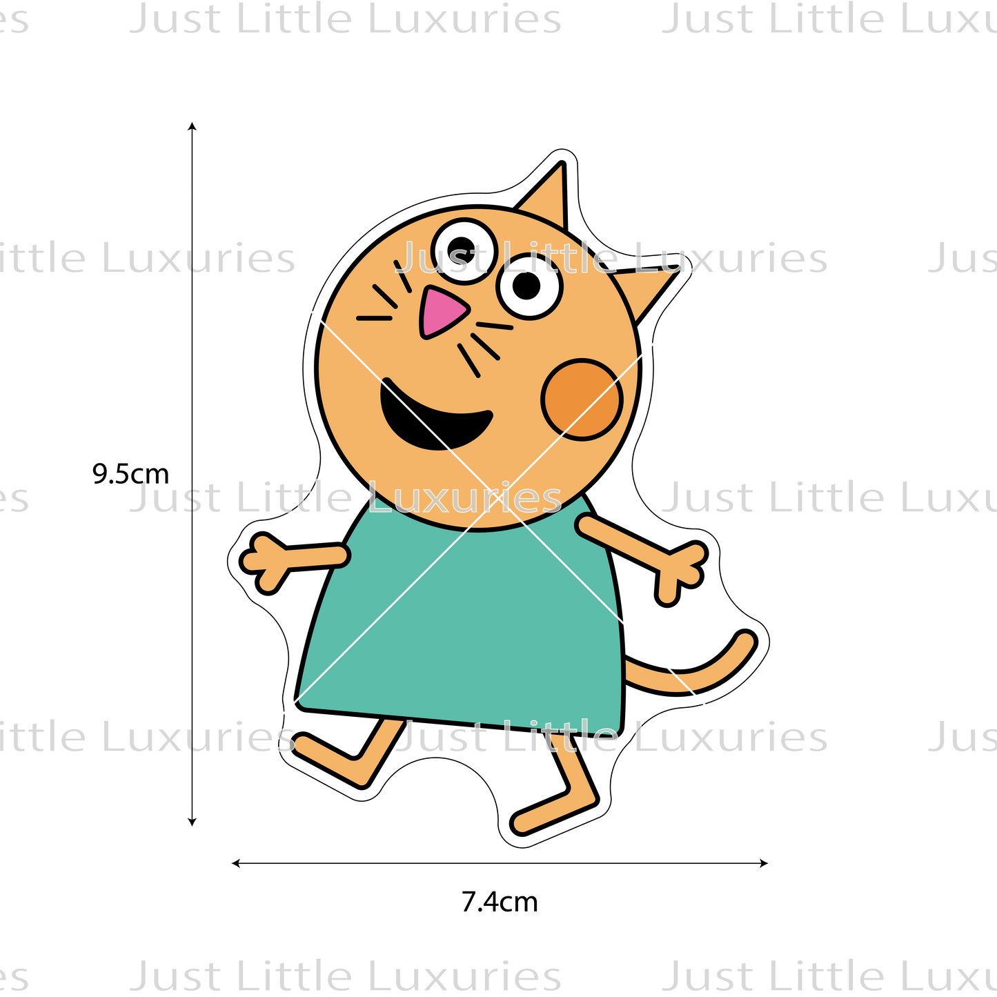 Candy Cat Cookie Cutter