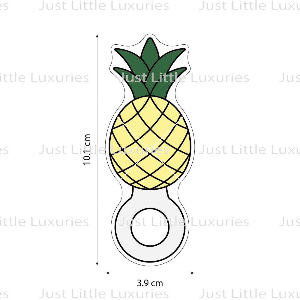 Pineapple Rattle Cookie Cutter Just Little Luxuries pineapple-rattle-cookie-cutter-just-little-luxuries