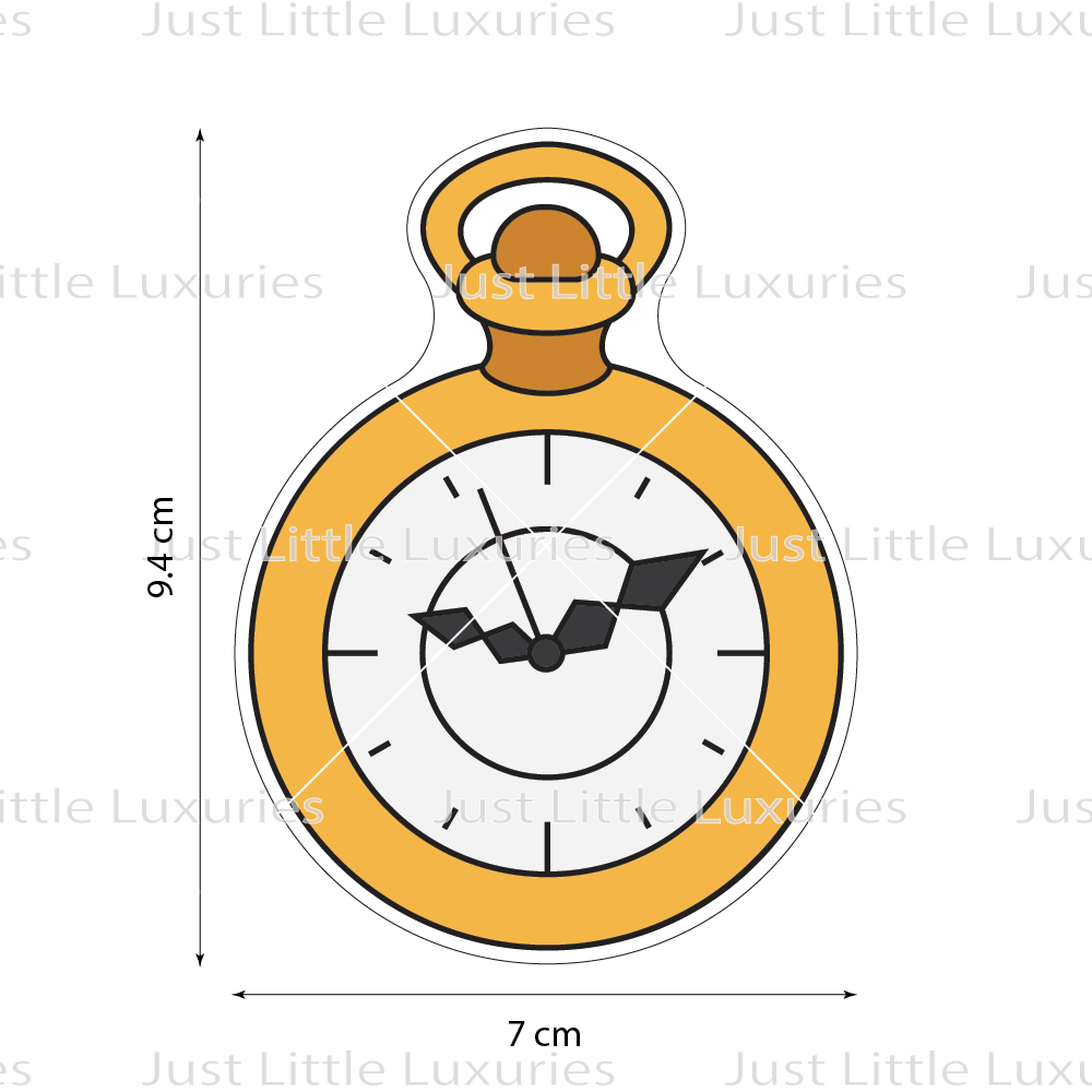 Pocket Watch Cookie Cutter | Alice's Tea Party