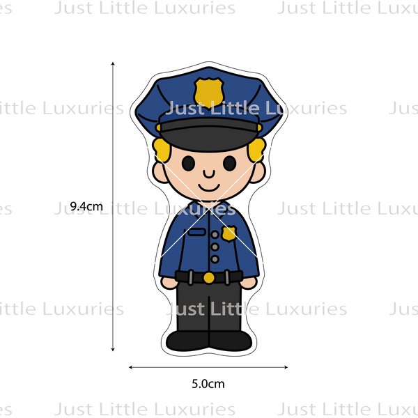 Police Officer (3) Cookie Cutter