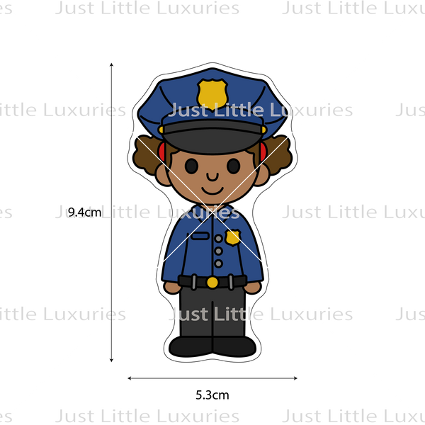 Police Officer (4) Cookie Cutter