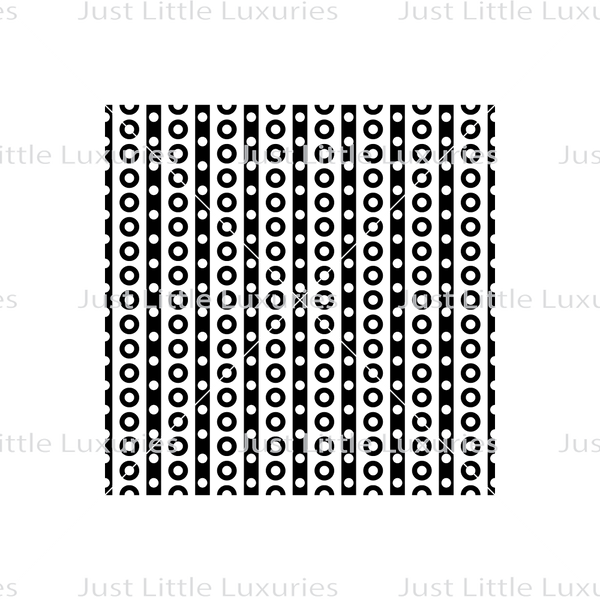 Polka Lines (Dense) Pattern Debosser