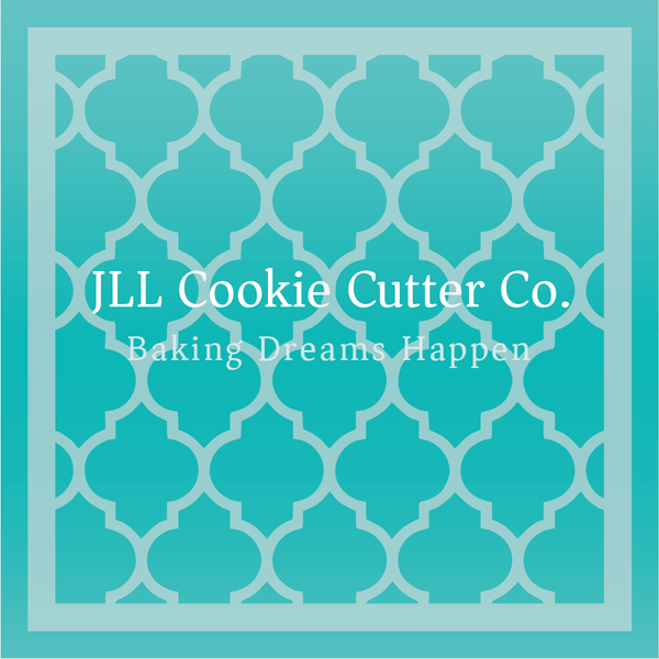 Quarter Foil Pattern Cookie Stencil