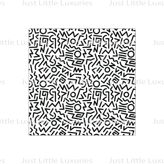 Retro Lines (Dense) Pattern Debosser